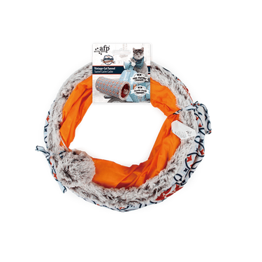 Vintage cat - Cat Tunnel Orange
